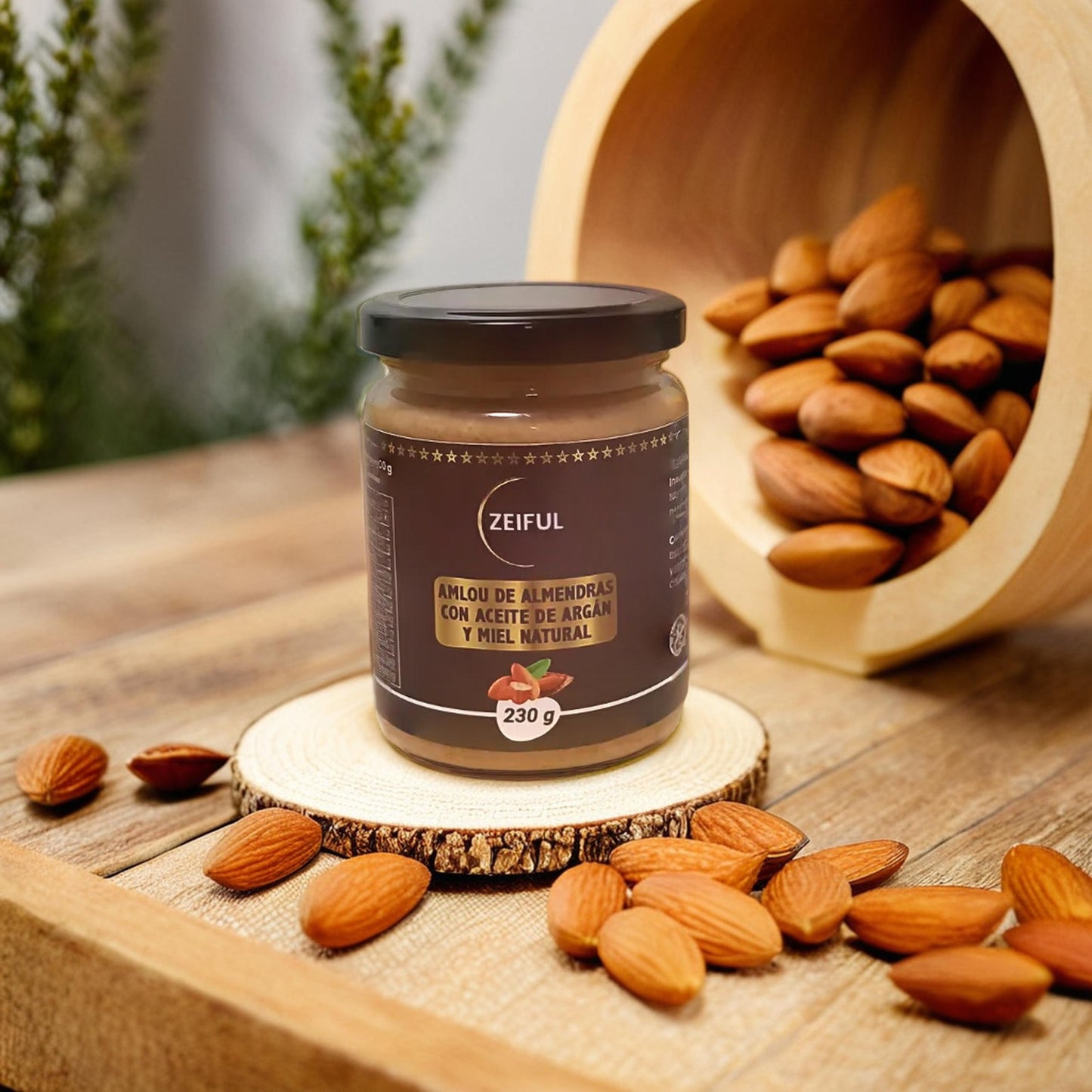 Amlou de almendras y aceite de argán